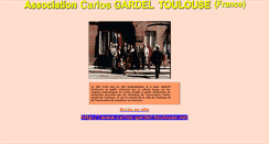 Desktop Screenshot of carlos-gardel-toulouse.net