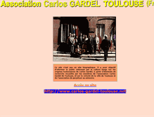 Tablet Screenshot of carlos-gardel-toulouse.net